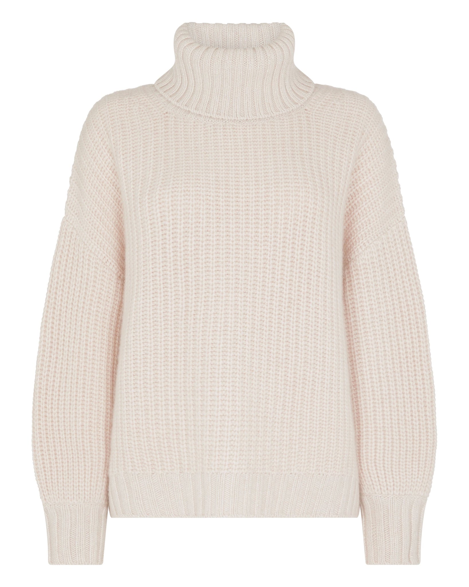 Women's Super Chunky Rib Cashmere Jumper Ecru White – N.Peal Outlet