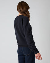 Load image into Gallery viewer, N.Peal The Oxford Round Neck Cashmere Jumper Navy Blue
