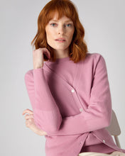 Load image into Gallery viewer, N.Peal Women&#39;s V Necked Cashmere Cardigan Burano Pink
