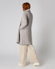 Load image into Gallery viewer, N.Peal Women&#39;s Herringbone Long Cashmere Cardigan Taupe Brown
