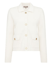 Load image into Gallery viewer, N.Peal Women&#39;s Cropped Milano Cashmere Jacket New Ivory White
