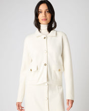 Load image into Gallery viewer, N.Peal Women&#39;s Cropped Milano Cashmere Jacket New Ivory White
