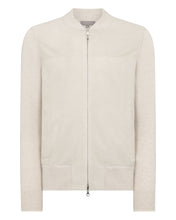 Load image into Gallery viewer, N.Peal Men&#39;s Portland Suede Jacket Ecru White
